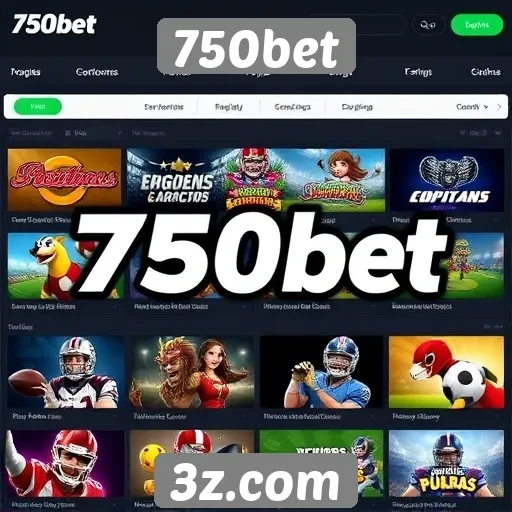 Análise do catálogo de jogos disponíveis no 750bet